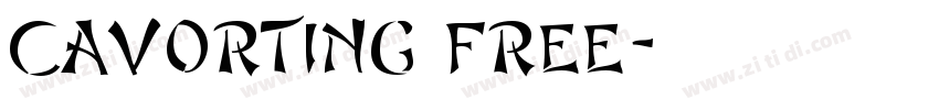 Cavorting Free字体转换